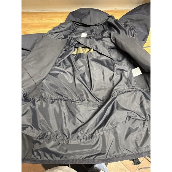 Adventure Tech Gore-Tex Jacket Coat Mens 2XL Black Hooded Parka Military Army - Picture 11 of 14